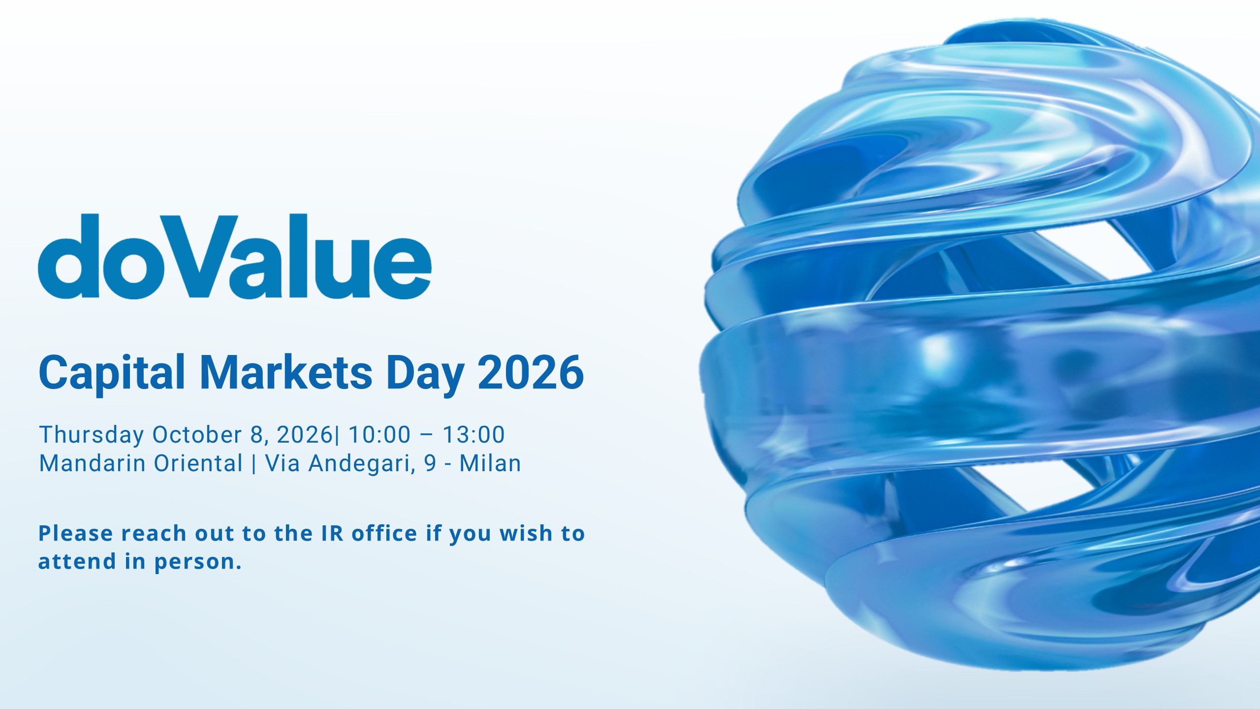 Capital Markets Day 2026